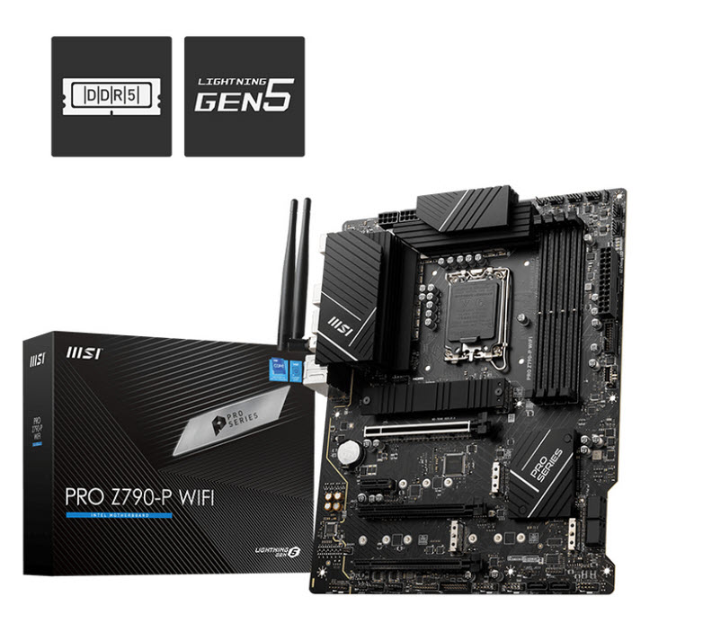 Z790-P-I7-14700K-S1700 32GB 1TB 2M.2 4TB-HDD NVIDIA 5060 W11PRO NIEUW - Afbeelding 4